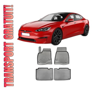 Set covorase TESLA MODEL S, din 07.2012 - 03.2015, covorase tavita, caroserie COUPE PENTRU MODELELE CU TRACTIUNE SPATE, compatibile cu autoturismul TESLA MODEL S, ARISTAR - Img 1