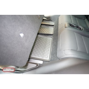 Set covorase TESLA MODEL X FACELIFT, din 01.2021 - Prezent, covorase tavita, caroserie SUV 5-7 LOCURI, randUL 2 si randUL 3, compatibile cu autoturismul TESLA MODEL X FACELIFT, ARISTAR - Img 5