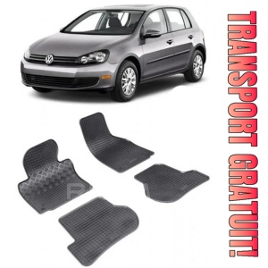 Set covorase Volkswagen Golf 6 Hatchback 06.2007 - 09.2012 si 4 stickere rotunde Volkswagen