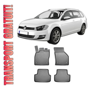 Set covorase VOLKSWAGEN GOLF 7, din 09.2013 - 06.2020, covorase tavita, caroserie COMBI, compatibile cu autoturismul VOLKSWAGEN GOLF 7, ARISTAR