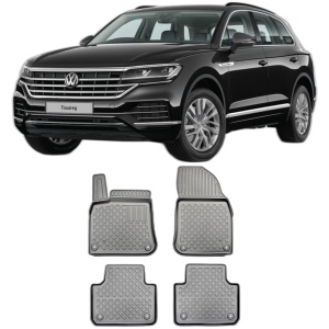 Set covorase VOLKSWAGEN TOUAREG III din 07.2018 - Prezent, covorase tavita, caroserie SUV, INAINTE DE FACELIFT, compatibile cu autoturismul VOLKSWAGEN TOUAREG III, ARISTAR - Img 2
