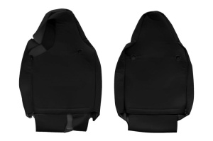 Set Huse Scaune Camion Tir MAN TGM II din 2020, Auto, Model ELEGANCE S, Culoare Negru, 4x Stickere auto cu MAN - Img 3