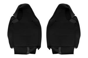 Set Huse Scaune Camion Tir MAN TGM II din 2020, Auto, Model ELEGANCE S, Culoare Negru, 4x Stickere auto cu MAN - Img 3