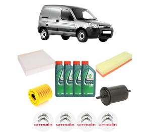 Set Pachet filtre revizie Bosch, 4 litrii ulei Castrol 10W40 CITROEN BERLINGO / BERLINGO FIRST Box Body/MPV (M_) 1.6 16V din 2005-2007, 4x Stickere auto cu CITROEN - Img 2