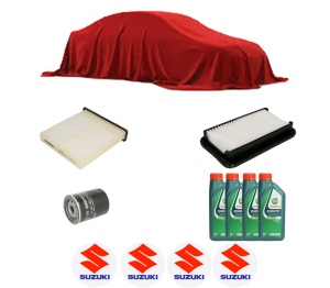 Set Pachet filtre revizie Bosch, 4 litrii ulei Castrol 10W40 SUZUKI SX4 (EY, GY) 1.6 VVT 4x4 (RW416) din 2006, 4x Stickere auto cu SUZUKI - Img 2