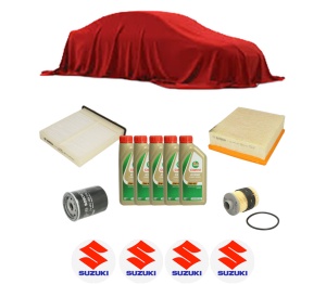 Set Pachet filtre revizie Bosch, 5 litrii ulei Castrol 5W40 SUZUKI SX4 (EY, GY) 1.9 DDiS (RW419D) din 2006, 4x Stickere auto cu SUZUKI - Img 2