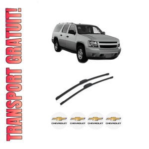 Set stergatoare auto CHEVROLET SUBURBAN din 2000-2006, pentru parbriz auto, 2 bucati, Bosch Aerotwin Retrofit, din cauciuc siliconat rezistent, 4 Stickere Auto CHEVROLET