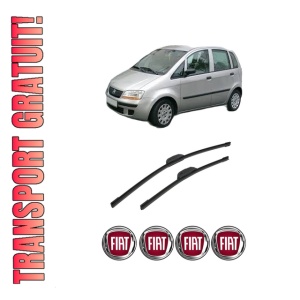 Set stergatoare auto FIAT IDEA Van (350_) din 2004-2012, pentru parbriz auto, 2 bucati, Bosch Aerotwin Retrofit, din cauciuc siliconat rezistent, 4 Stickere Auto FIAT