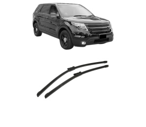 Set stergatoare auto FORD EXPLORER (U5_) din 2010-2014, pentru parbriz auto, 2 bucati, Bosch Aerotwin, din cauciuc siliconat rezistent, 4 Stickere Auto FORD - Img 2