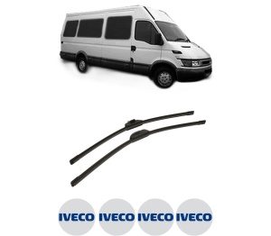 Set stergatoare auto Iveco DAILY III Bus din 1999-2006, pentru parbriz auto, 2 bucati, Bosch Aerotwin Retro Truck, din cauciuc siliconat rezistent, 4 Stickere Auto Iveco - Img 2