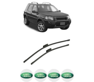 Set stergatoare auto LAND ROVER FREELANDER 2 (L359) din 2006-2014, pentru parbriz auto, 2 bucati, Bosch Aerotwin Multi, din cauciuc siliconat rezistent, 4 Stickere Auto LAND ROVER - Img 2