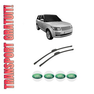 Set stergatoare auto LAND ROVER RANGE ROVER IV (L405) din 2012-2021, pentru parbriz auto, 2 bucati, Bosch Aerotwin Retrofit, din cauciuc siliconat rezistent, 4 Stickere Auto LAND ROVER