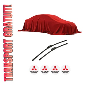 Set stergatoare auto MITSUBISHI LANCER CARGO Estate Van (CS_W) din 2003-2008, pentru parbriz auto, 2 bucati, Bosch Aerotwin Retrofit, din cauciuc siliconat rezistent, 4 Stickere Auto MITSUBISHI