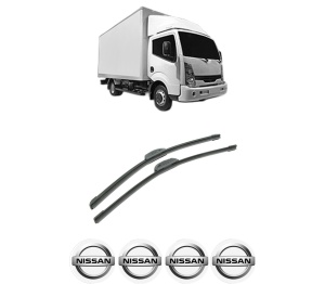 Set stergatoare auto NISSAN NT400 CABSTAR (F24M) din 2014-2016, pentru parbriz auto, 2 bucati, Bosch Aerotwin Retrofit, din cauciuc siliconat rezistent, 4 Stickere Auto NISSAN - Img 2