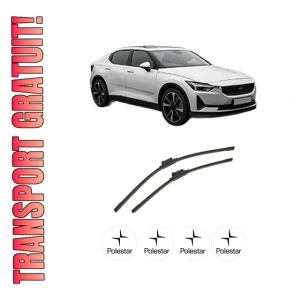 Set stergatoare auto POLESTAR POLESTAR 2 (534) din 2019-2023, pentru parbriz auto, 2 bucati, Bosch Aerotwin, din cauciuc siliconat rezistent, 4 Stickere Auto POLESTAR