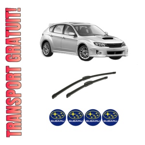 Set stergatoare auto SUBARU IMPREZA Hatchback (GP_) din 2011-2016, pentru parbriz auto, 2 bucati, Bosch Aerotwin Retrofit, din cauciuc siliconat rezistent, 4 Stickere Auto SUBARU