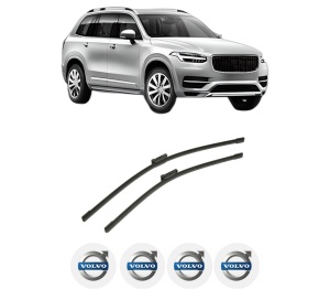 Set stergatoare auto VOLVO XC90 II (256) din 2014-2022, pentru parbriz auto, 2 bucati, Bosch Aerotwin, din cauciuc siliconat rezistent, 4 Stickere Auto VOLVO - Img 2