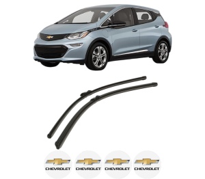 Set stergatoare CHEVROLET BOLT din 2016, pentru parbriz auto, 2 bucati, Bosch Aerotwin, din cauciuc siliconat rezistent, 4 Stickere Auto CHEVROLET v53031