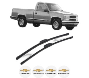 Set stergatoare CHEVROLET SILVERADO 1500 din 2007, pentru parbriz auto, 2 bucati, Bosch Aerotwin Retrofit, din cauciuc siliconat rezistent, 4 Stickere Auto CHEVROLET v46511