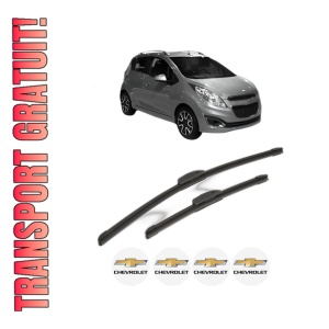 Set stergatoare CHEVROLET SPARK Hatchback Van (M200, M250) din 2007, pentru parbriz auto, 2 bucati, Bosch Aerotwin Retrofit, din cauciuc siliconat rezistent, 4 Stickere Auto CHEVROLET