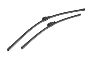Set stergatoare DACIA DUSTER (HS_) din 2010-2018, pentru parbriz auto, 2 bucati, Valeo Silencio Xtrm, din cauciuc siliconat rezistent, 4 Stickere Auto DACIA v34993