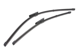 Set stergatoare FIAT SCUDO Platform/Chassis din 2022-2023, pentru parbriz auto, 2 bucati, Valeo Silencio Xtrm, din cauciuc siliconat rezistent, 4 Stickere Auto FIAT v35437