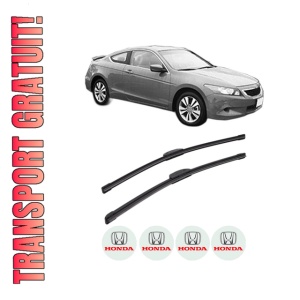Set stergatoare HONDA ACCORD VIII (CP) din 2008, pentru parbriz auto, 2 bucati, Bosch Aerotwin Retrofit, din cauciuc siliconat rezistent, 4 Stickere Auto HONDA