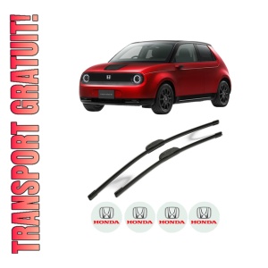 Set stergatoare HONDA e (ZC7_) din 2019, pentru parbriz auto, 2 bucati, Bosch Aerotwin Retrofit, din cauciuc siliconat rezistent, 4 Stickere Auto HONDA