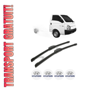 Set stergatoare HYUNDAI H100 Platform/Chassis (HR) din 2006, pentru parbriz auto, 2 bucati, Bosch Aerotwin Retrofit, din cauciuc siliconat rezistent, 4 Stickere Auto HYUNDAI
