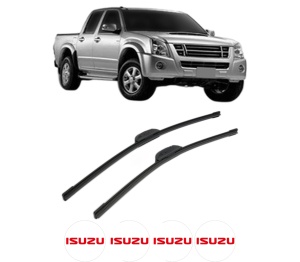 Set stergatoare ISUZU D-MAX I Platform/Chassis (TFR, TFS) din 2007, pentru parbriz auto, 2 bucati, Bosch Aerotwin Retrofit, din cauciuc siliconat rezistent, 4 Stickere Auto ISUZU v47151
