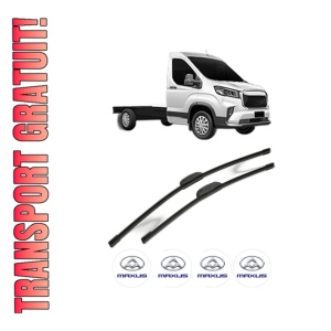 Set stergatoare MAXUS DELIVER 9 Platform/Chassis din 2022, pentru parbriz auto, 2 bucati, Bosch Aerotwin Retrofit, din cauciuc siliconat rezistent, 4 Stickere Auto MAXUS