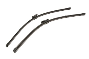 Set stergatoare MERCEDES-BENZ E-CLASS T-Model (S212) din 2009-2016, pentru parbriz auto, 2 bucati, Valeo Silencio Xtrm, din cauciuc siliconat rezistent, 4 Stickere Auto MERCEDES-BENZ v35881
