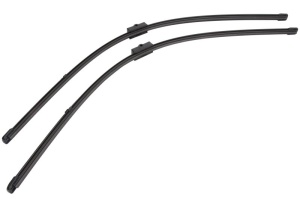 Set stergatoare MERCEDES-BENZ S-CLASS (W221, V221) din 2005-2013, pentru parbriz auto, 2 bucati, Valeo Silencio Xtrm, din cauciuc siliconat rezistent, 4 Stickere Auto MERCEDES-BENZ v40417