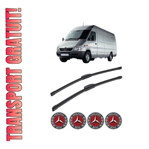 Set stergatoare MERCEDES-BENZ SPRINTER CLASSIC 4,6-t Bus (B909) din 2013, pentru parbriz auto, 2 bucati, Bosch Aerotwin Retrofit, din cauciuc siliconat rezistent, 4 Stickere Auto MERCEDES-BENZ