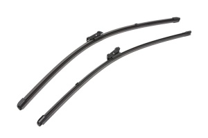 Set stergatoare MINI MINI CLUBMAN (F54) din 2014-2024, pentru parbriz auto, 2 bucati, Valeo Silencio, din cauciuc siliconat rezistent, 4 Stickere Auto MINI v35449