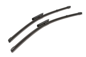 Set stergatoare MINI MINI (R56) din 2006-2013, pentru parbriz auto, 2 bucati, Valeo Silencio Xtrm, din cauciuc siliconat rezistent, 4 Stickere Auto MINI v39109