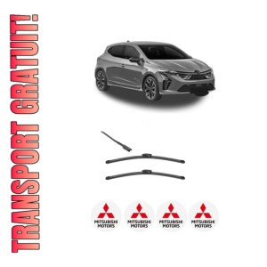 Set stergatoare MITSUBISHI COLT VII Hatchback (VB_) din 2023, pentru parbriz auto, 2 bucati, Valeo Silencio, din cauciuc siliconat rezistent, 4 Stickere Auto MITSUBISHI