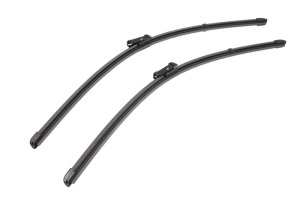 Set stergatoare PORSCHE 718 CAYMAN (982) din 2016-2019, pentru parbriz auto, 2 bucati, Valeo Silencio, din cauciuc siliconat rezistent, 4 Stickere Auto PORSCHE v36793