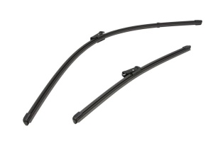 Set stergatoare SEAT ALHAMBRA (710, 711) din 2010-2022, pentru parbriz auto, 2 bucati, Valeo Silencio Xtrm, din cauciuc siliconat rezistent, 4 Stickere Auto SEAT v37537