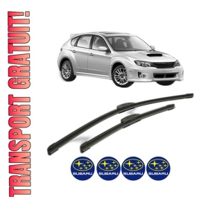 Set stergatoare SUBARU IMPREZA Hatchback (GP_) din 2011-2016, pentru parbriz auto, 2 bucati, Bosch Aerotwin Retrofit, din cauciuc siliconat rezistent, 4 Stickere Auto SUBARU