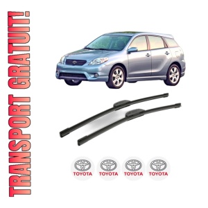 Set stergatoare TOYOTA MATRIX (_E13_) din 2002, pentru parbriz auto, 2 bucati, Bosch Aerotwin Retrofit, din cauciuc siliconat rezistent, 4 Stickere Auto TOYOTA