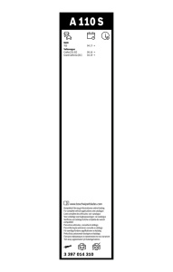 Set stergatoare Volkswagen CRAFTER Bus (SYI, SYJ) din 2016-2024, pentru parbriz auto, 2 bucati, Bosch Aerotwin, din cauciuc siliconat rezistent, 4 Stickere Auto Volkswagen v49741