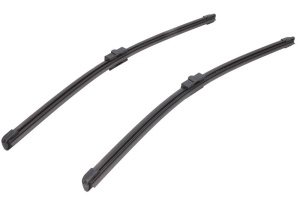 Set stergatoare Volkswagen LUPO I (6X1, 6E1) din 1998-2005, pentru parbriz auto, 2 bucati, Valeo Silencio, din cauciuc siliconat rezistent, 4 Stickere Auto Volkswagen v36937
