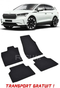 Skoda Enyaq IV fabricat din 04.2021 - Prezent, Suv, set covorase auto dedicate, din cauciuc 100% Premium - Transport Gratuit accesorii pentru autoturismul tau - masina v37932