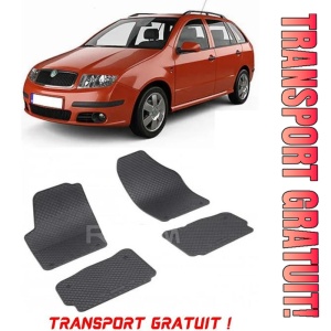 Skoda Fabia I, Combi, fabricat din 2000 - 2007, set covorase auto dedicate, din cauciuc 100% Premium - Transport Gratuit
