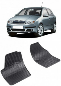 Skoda Fabia I, Sedan, fabricat din 2000 - 2007, 2 Locuri, set covorase auto dedicate, din cauciuc 100% Premium accesorii pentru autoturismul tau - masina v160347