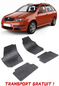 Skoda Fabia II, Combi, fabricat din 03.2007 - 10.2014, set covorase auto dedicate, din cauciuc 100% Premium - Transport Gratuit accesorii pentru autoturismul tau - masina v37905