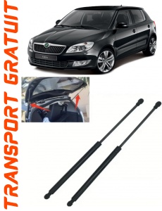 Skoda Fabia II Set 2 amortizoare pentru portbagaj / haion Krosno compatibil cu Skoda Fabia II Hatchback fabricat intre 2007-2014 accesorii pentru autoturismul tau - masina v87179