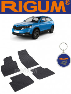 Skoda Kamiq, Suv, fabricat din 09.2019 - Prezent, set covorase auto dedicate, din cauciuc 100% Premium accesorii pentru autoturismul tau - masina v157041