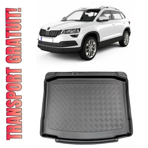 Skoda Karoq Suv din 2017 - Prezent, Tavita Pentru Portbagaj Lux Premium Dedicata, Portbagaj Inferior Roata Rezerva Ingusta *2